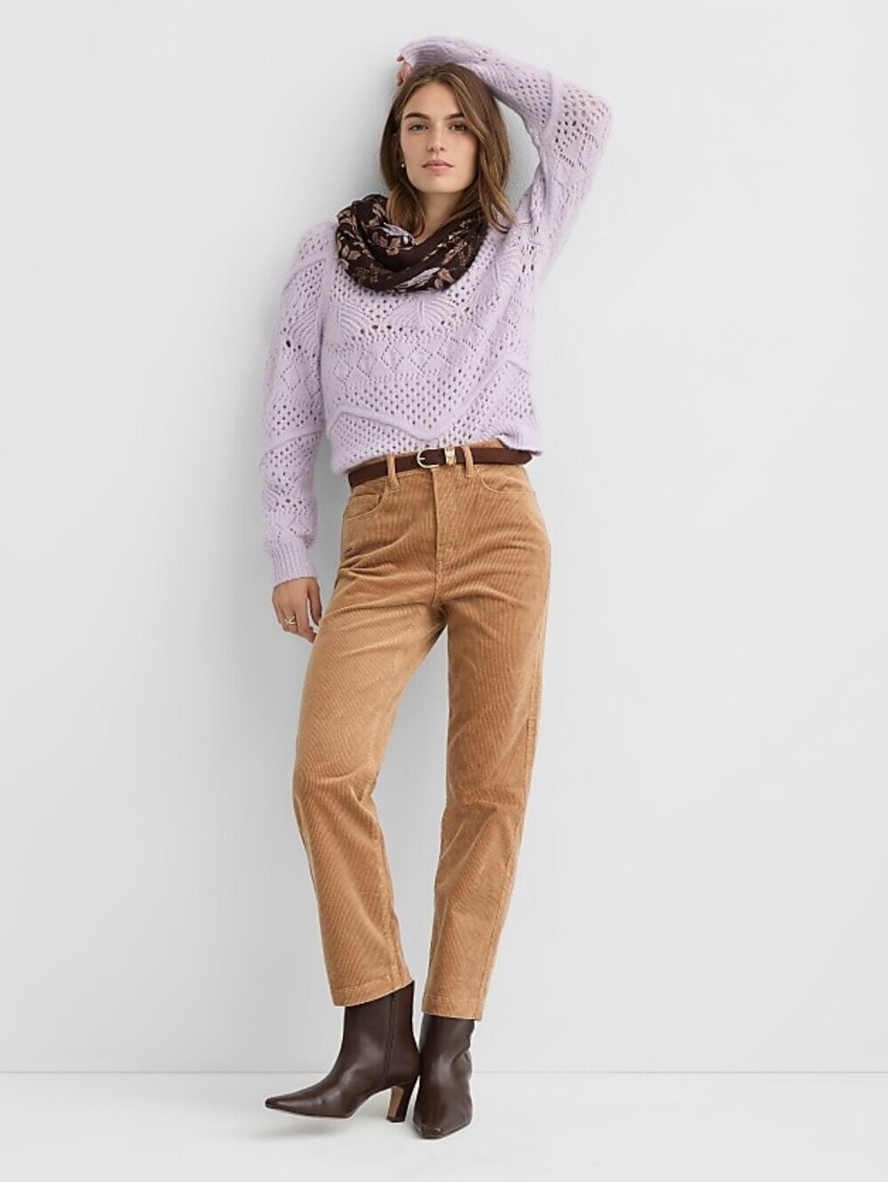 Loft Straight Corduroy Pants, Color Perfect Carmel Size 6